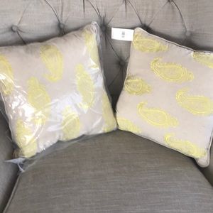 Vera Bradley throw pillows